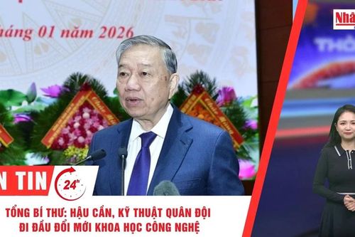 Thời sự 24h ngày 14/1/2026: Tổng Bí thư Tô Lâm: Tổng cục Hậu cần-Kỹ thuật phải đi đầu về đổi mới khoa học công nghệ