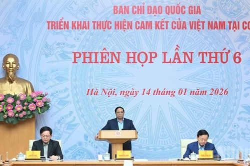Thủ tướng Phạm Minh Chính chủ trì Phiên họp thứ sáu của Ban Chỉ đạo COP26