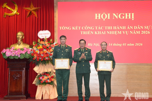 Ngành thi hành án Quân đội đoàn kết, chủ động thực hiện đúng kế hoạch, hoàn thành tốt nhiệm vụ