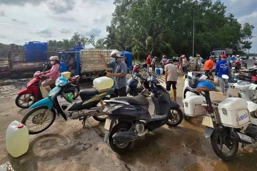 Vĩnh Long: Độ mặn trên các sông chính tăng dần