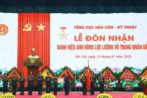 Tổng Bí thư trao danh hiệu Anh hùng LLVT nhân dân tặng Tổng cục Hậu cần - Kỹ thuật