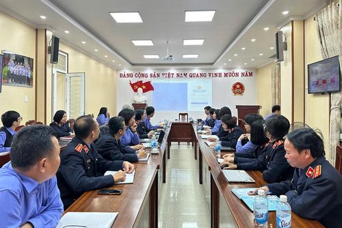 VKSND Khu vực 6, tỉnh Hưng Yên tập huấn sử dụng nền tảng Quản lý án hình sự