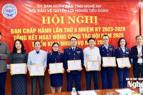 Hội Bảo vệ quyền lợi người tiêu dùng Nghệ An triển khai nhiệm vụ năm 2026