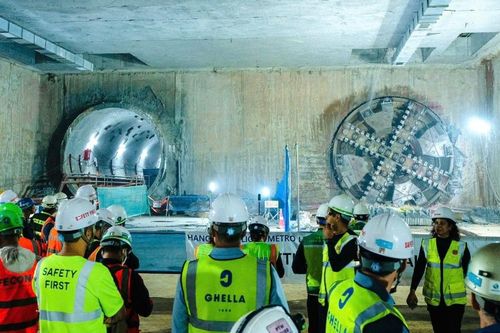 Máy đào hầm TBM2 của tuyến đường sắt đô thị Nhổn - Ga Hà Nội đã tiến đến Ga S11 - Văn Miếu