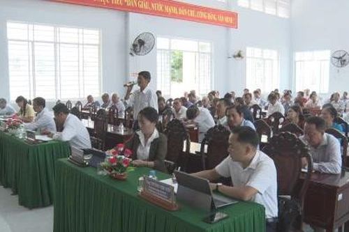 Đại biểu HĐND tỉnh Đồng Tháp tiếp xúc cử tri tại các xã Chợ Gạo, Mỹ Tịnh An và Lương Hòa Lạc