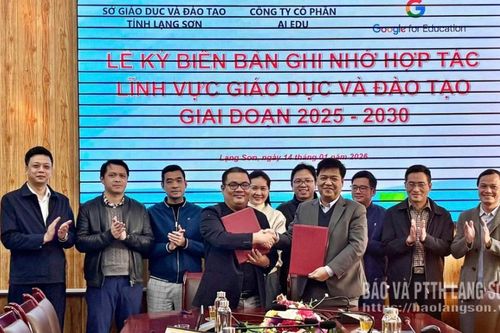 Sở Giáo dục và Đào tạo: Ký kết biên bản ghi nhớ hợp tác về giáo dục