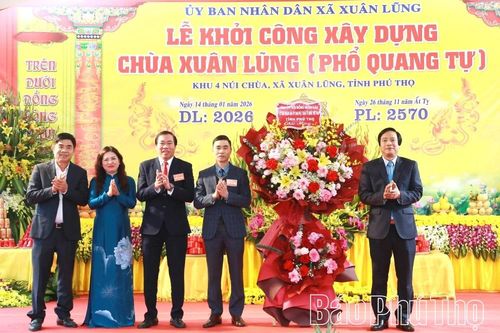 Khởi công công trình tu bổ, tôn tạo Di tích quốc gia chùa Xuân Lũng