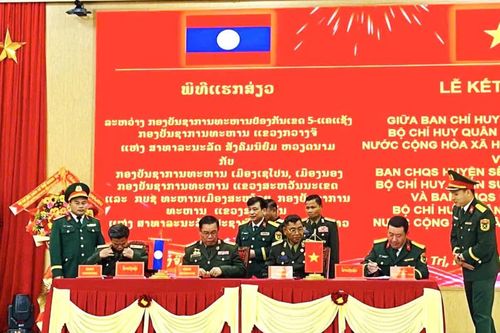 Chung tay xây dựng tuyến biên giới hòa bình, hữu nghị, hợp tác, phát triển bền vững