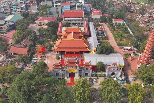 Hà Nội: Khánh thành ngôi đại hùng bảo điện chùa Lạc Thị - Dấu ấn tâm linh giữa lòng đất cổ Ngọc Hồi