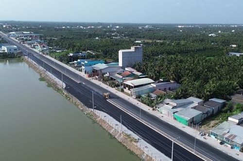 Đường tỉnh cửa ngõ Đồng Tháp đi Tây Ninh thảm những mét nhựa cuối, sẵn sàng thông xe