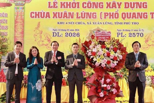 Phú Thọ: Khởi công tôn tạo Chùa Xuân Lũng, di tích hơn 800 năm tuổi