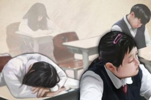 Nhiều học sinh Hàn Quốc chỉ ngủ dưới 6 tiếng mỗi ngày