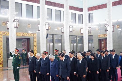 Cử hành trọng thể Lễ viếng Đại tướng Lê Văn Dũng theo nghi thức Lễ tang cấp Nhà nước