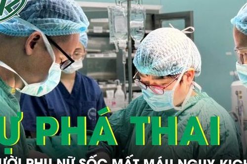 Phá thai tại nhà, người phụ nữ nguy kịch sốc mất máu