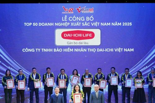 Dai-ichi Life Việt Nam vào 'Top 500 Doanh nghiệp lớn nhất Việt Nam' 10 năm liên tiếp