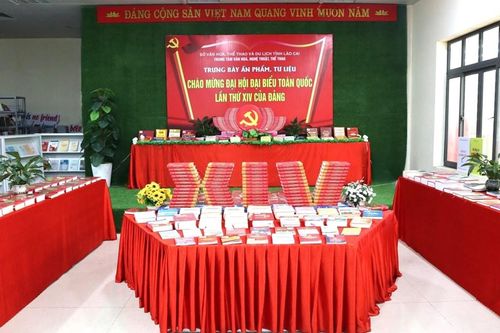 Trưng bày hơn 300 ấn phẩm, tư liệu chào mừng Đại hội lần thứ XIV của Đảng