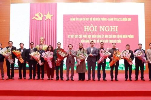 Bộ đội Biên phòng Lai Châu ký Quy chế phối hợp với các xã biên giới