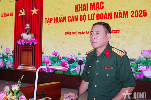 Lữ đoàn 972 lựa chọn tập huấn kiến thức mới, nội dung quan trọng
