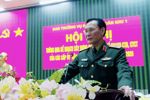 Thường vụ Đảng ủy Quân khu 1 thông qua kế hoạch xây dựng Đảng bộ và công tác Đảng, công tác chính trị