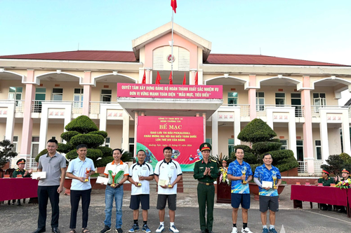 Nông trường 726 sôi nổi giải thể thao chào mừng Đại hội XIV của Đảng