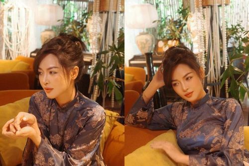 'Người đẹp thẩm mỹ' Vũ Thanh Quỳnh diện áo dài khoe nhan sắc sẵn sàng đón Tết