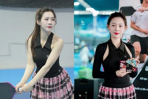 Yến Xôi khoe nhan sắc cực đỉnh, vóc dáng cuốn hút trên sân pickleball