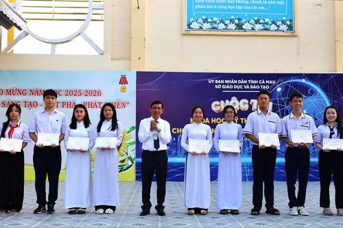 112 dự án của học sinh Cà Mau đạt giải tại Cuộc thi khoa học, kỹ thuật cấp tỉnh