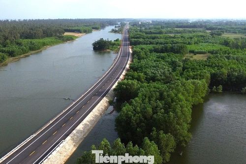 Ngắm cung đường ven biển băng qua rừng dương, cồn cát đẹp bậc nhất Quảng Ngãi