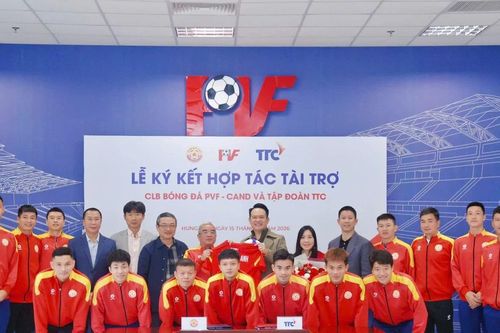 CLB PVF - CAND ký thỏa thuận quan trọng, thúc đẩy phát triển bóng đá bền vững