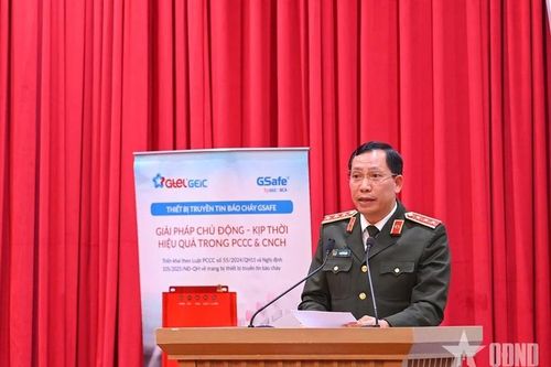Ra mắt trung tâm thông tin chỉ huy phòng cháy, chữa cháy, ứng dụng'Báo cháy 114'