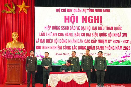 Bộ CHQS tỉnh hiệp đồng sẵn sàng chiến đấu bảo vệ Đại hội XIV của Đảng