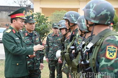 Kiểm tra công tác sẵn sàng chiến đấu bảo vệ Đại hội đại biểu toàn quốc lần thứ XIV của Đảng