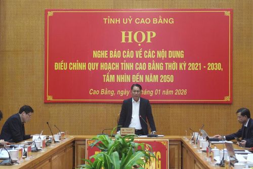 Tỉnh ủy họp điều chỉnh quy hoạch tỉnh thời kỳ 2021 - 2030, tầm nhìn đến năm 2050