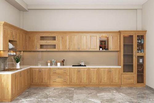 Các mẫu tủ bếp chữ L hiện đại 2026