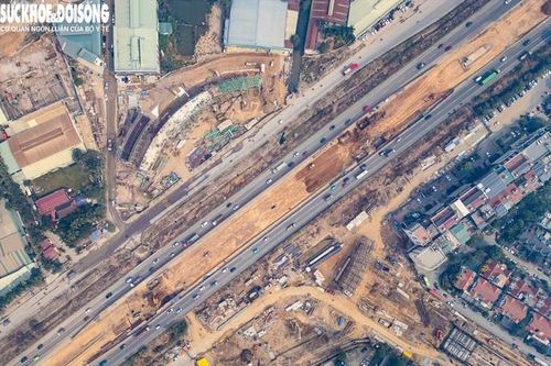 Toàn cảnh 'siêu nút giao' hơn 2.300 tỷ đồng nối Vành đai 3,5 với Đại lộ Thăng Long