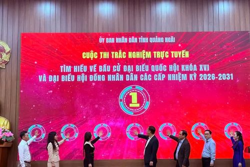 Quảng Ngãi phát động cuộc thi trực tuyến tìm hiểu về bầu cử nhiệm kỳ 2026-2031