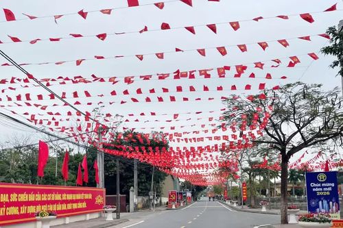 Xã Liên Minh: bảo đảm mỹ quan đô thị chào mừng Đại hội XIV của Đảng