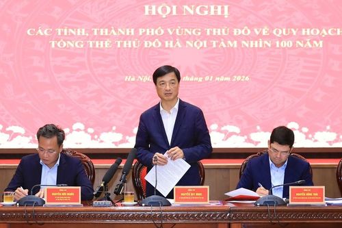 Hội nghị Vùng Thủ đô bàn Quy hoạch Hà Nội tầm nhìn 100 năm