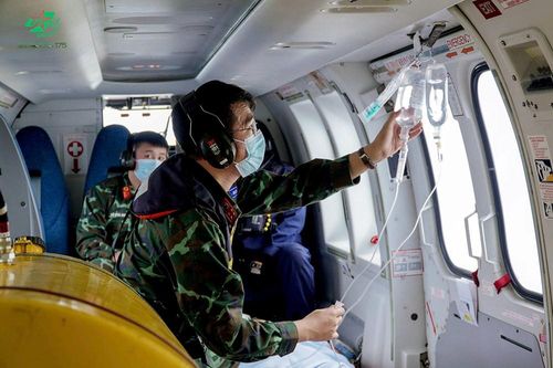 Kích hoạt quy trình cấp cứu đường không, đưa bệnh nhân nguy kịch từ Trường Sa về đất liền điều trị