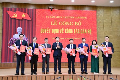 Lâm Đồng điều động, bổ nhiệm nhiều cán bộ