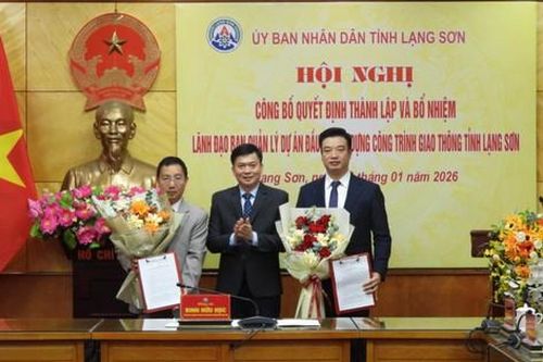 Bổ nhiệm lãnh đạo Ban quản lý dự án đầu tư xây dựng công trình giao thông