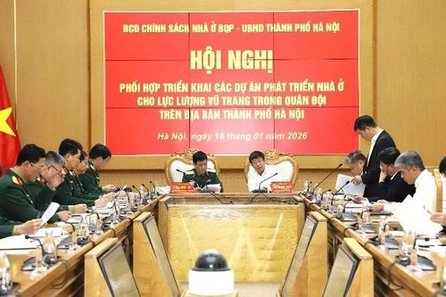 Đẩy nhanh các dự án nhà ở cho lực lượng vũ trang tại Hà Nội