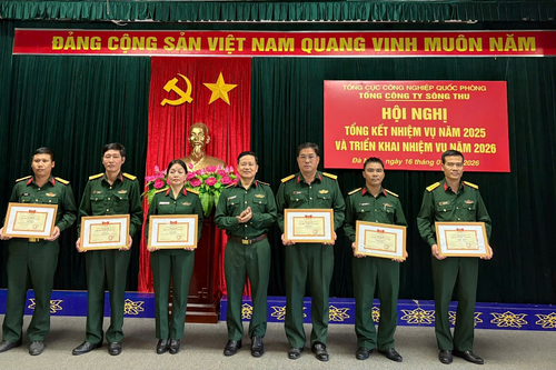 Tổng công ty Sông Thu phấn đấu doanh thu năm 2026 tăng 40%