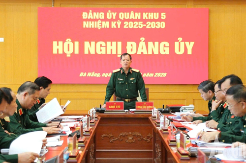 Đảng ủy Quân khu 5 quyết nghị các nội dung lãnh đạo trọng tâm
