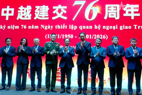 Kỷ niệm 76 năm thiết lập quan hệ ngoại giao Việt Nam-Trung Quốc