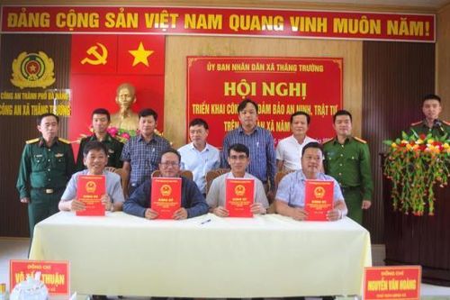Xã Thăng trường phát huy sức mạnh tổng hợp của cả hệ thống chính trị và nhân dân trong công tác giữ gìn an ninh trật tự