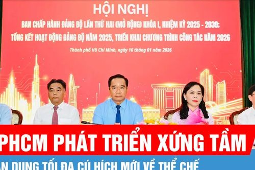 Tận dụng tối đa cú hích mới về thể chế để TPHCM phát triển xứng tầm