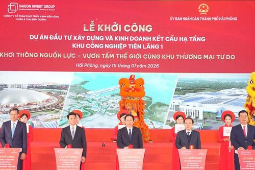 Hải Phòng khởi công loạt dự án ngàn tỷ chào mừng Đại hội Đảng