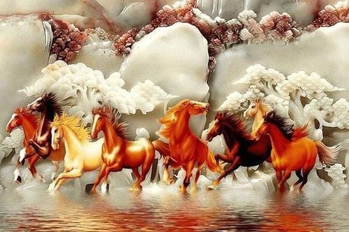 8 con ngựa trong tranh Mã đáo thành công có ý nghĩa gì?