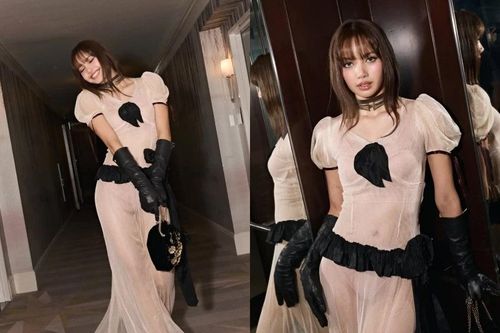 Lisa BLACKPINK táo bạo với váy xuyên thấu, khoe trọn vóc dáng 'nét căng'